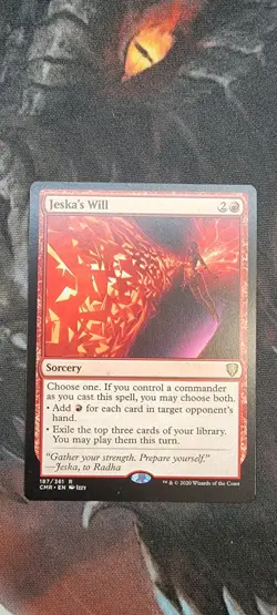 Jeska's Will (Commander Legends) - NM - MtG - Image 1