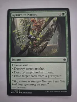 Return to Nature 175/264 MTG NM War of the Spark (C) - Image 1