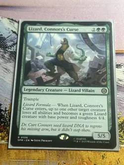 Lizard, Connor's Curse (0106) - NM - Marvel's Spider-Man - MTG - Image 1