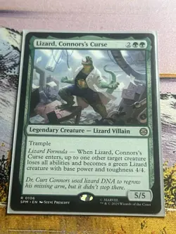 Lizard, Connor's Curse (0106) - NM - Marvel's Spider-Man - MTG - Image 4