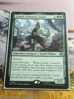 Lizard, Connor's Curse (0106) - NM - Marvel's Spider-Man - MTG - Image 5
