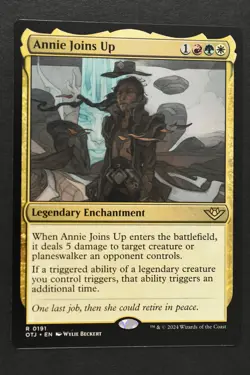 Magic: The Gathering: Annie Joins Up - OTJ - NM - Unplayed - MTG - Image 1