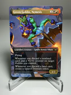 2025 MTG Green Goblin, Nemesis Borderless Regular - Image 1