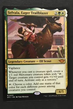 Magic: The Gathering: Selvala Eager Trailblazer - OTJ - NM - Unplayed - MTG - Image 1