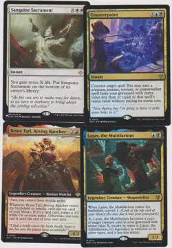 HUMAN WARRIOR DECK 40X CARDS MTG MAGIC N-MINT UNPLAYED M2 FOILS, RARES, SHOWCASE - Image 1