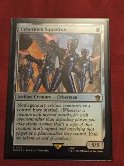 Cybermen Squadron, Doctor Who, MTG Magic the Gathering, FOIL (0176) NM - Image 1