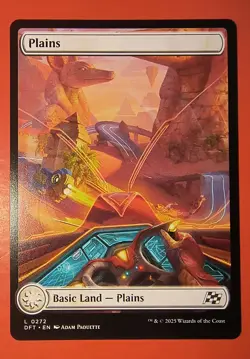 MTG, AETHERDRIFT: PLAINS, REGULAR FINISH, COMMON LAND, 0272, DFT. NM - Image 1