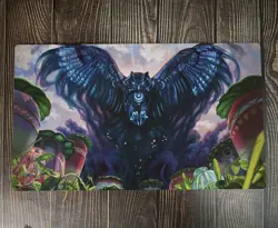 Maha, Its Feathers Night MTG Table Playmat Trading Card Game Mat TCG CCG Pad - Image 1