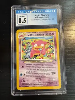 2002 Pokemon Neo Destiny#51 Light Slowbro 8.5 - Image 1