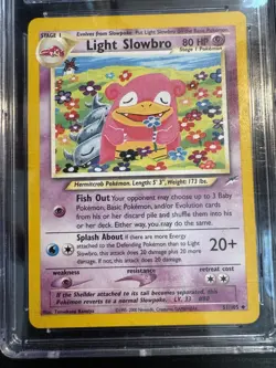 2002 Pokemon Neo Destiny#51 Light Slowbro 8.5 - Image 2