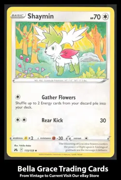 Shaymin #115/159 Crown Zenith Pokemon Uncommon - Image 1