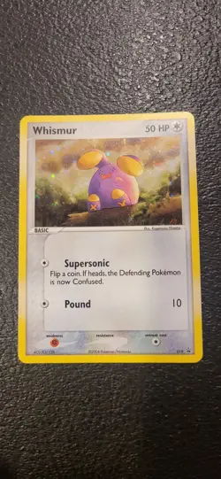 2004 Pokemon TCG Cosmos Holo Whismur - 019 - Black Star Promo LP - Image 1