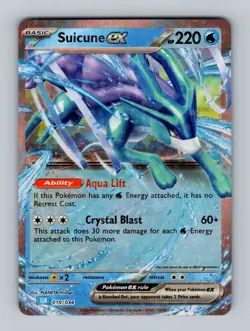 Suicune EX 10/34 Classic Collection: Blastoise Deck Holo Pokemon TCG MINT - Image 1