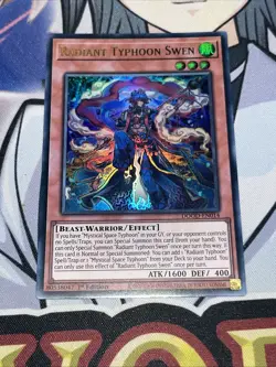 DOOD-EN014 Radiant Typhoon Swen Ultra Rare 1st Ed YuGiOh - Image 1