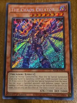 1x (NM) The Chaos Creator - BLCR-EN070 - Secret Rare - 1st Edition YuGiOh - Image 1