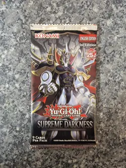 Yugioh supreme darkness 1st Edition Booster Pack - Image 1