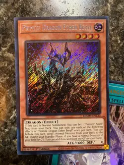 Yugioh Primite Dragon Ether Beryl BLMM-EN130 Secret Rare 1st Ed Near Mint - Image 1