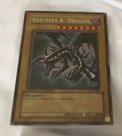 YUGIOH RED EYES BLACK DRAGON SECRET RARE LIMITED EDITION BPT-001 NM - Image 1