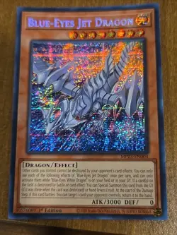 Blue-Eyes Jet Dragon MP23-EN004 1st ed NM Prismatic Secret Rare YUGIOH! - Image 1