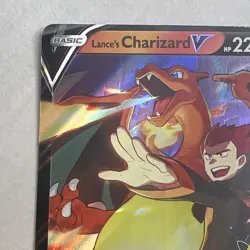 Pokemon Lance's Charizard V SWSH133 Celebrations Promo ( Not a Jumbo) NM Card - Image 2