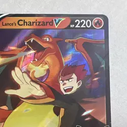 Pokemon Lance's Charizard V SWSH133 Celebrations Promo ( Not a Jumbo) NM Card - Image 3