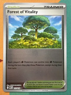 Pokemon Card - Forest of Vitality - Reverse Holo - U (117/132) Mega Evolution NM - Image 2
