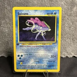 Pokemon TCG Suicune Neo Revelation Card 27/64 Unlimited Rare LP/NM 1st Edition - Image 1