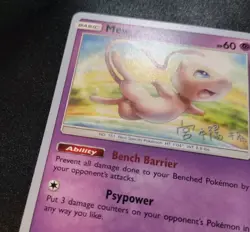 Mew 76/214 2019 World Championship Promo Haruki Miyamoto Pokemon Card LP - Image 3