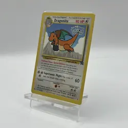 Pokemon TCG Dragonite 5 Black Star Promo Card WB The First Movie MP - Image 2