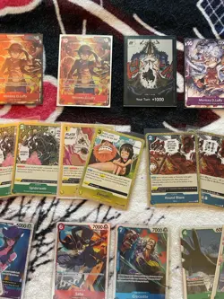 One Piece TCG Alt Art / Leader / Promos/ SR 27 card lot - NM - Image 5