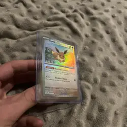 Pokemon Eevee TCG Master Ball Pattern 074/131 Prismatic Evolutions Holo Card - Image 4