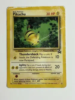 Pokemon TCG Black Star Promo Pikachu Card 27/53 WOTC 2000 - Image 1