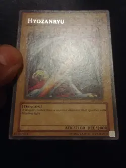 Yu-Gi-Oh! RARE CARD HYOZANRYU MRL-075 1996 VINTAGE PRINT LP - Image 2