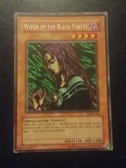 Yu-Gi-Oh! RARE CARD WITCH OF THE BLACK FOREST MRD-116 VINTAGE PRINT LP - Image 1