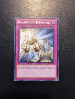 Yu-Gi-Oh! CARD BALANCE OF JUDGMENT CORE-EN078 1ST NM - Image 1
