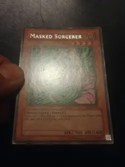 Yu-Gi-Oh! RARE CARD MASKED SORCERER MRD-019 VINTAGE PRINT LP - Image 2