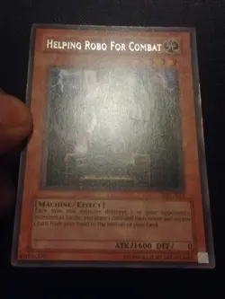 Yu-Gi-Oh! RARE CARD HELPING ROBO FOR COMBAT MFC-022 VINTAGE PRINT LP - Image 2