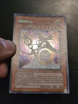Yu-Gi-Oh! SECRET RARE HOLO CARD ATHENA PP02-EN018 VLP - Image 2