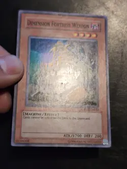 Yu-Gi-Oh! SUPER RARE HOLO CARD DIMENSION FORTRESS WEAPON CRMS-EN033 VLP - Image 2