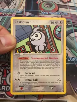 POKEMON TCG UNCOMMON CARD CASTFORM 30/101 EX HIDDEN LEGENDS VLP - Image 1