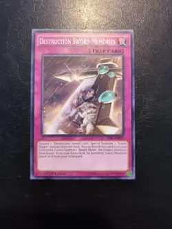 Yu-Gi-Oh! CARD DESTRUCTION SWORD MEMORIES TDIL-EN075 1ST NM - Image 1