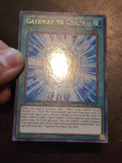Yu-Gi-Oh! SECRET RARE HOLO CARD GATEWAY TO CHAOS SHVA-EN058 1ST NM/VLP - Image 2