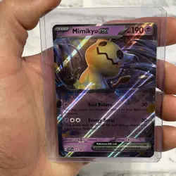 POKEMON MIMIKYU EX 004 POKEMON BLACK STAR PROMO HOLO RARE NM 2023 CARD TCG - Image 1