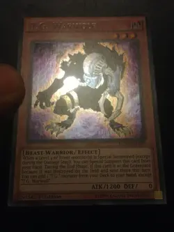Yu-Gi-Oh! SECRET RARE HOLO CARD T.G. WARWOLF LC5D-EN209 1ST NM - Image 2