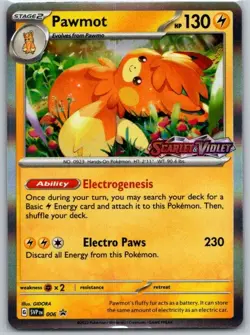 Pawmot - (Prerelease) 006 SV: Scarlet & Violet Promo Cards NM - Image 1