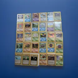 30 Card Lot ALL 1999 1ST EDITION Pokemon FOSSIL &JUNGLE All Mint Never Played - Image 1
