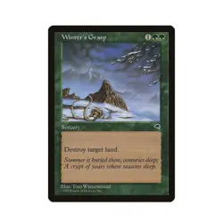 Winter's Grasp MTG Tempest Ucommon LP Lightly Played Single Card - Image 1