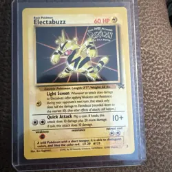 1999 Pokemon Electabuzz Black Star Promo Card - Image 1