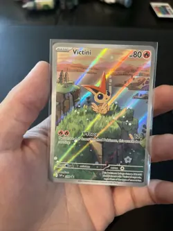 Pokemon TCG Victini Full Art Holo Black Star Promo Card 208 - Image 4
