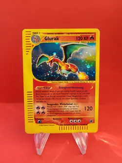 Pokemon Karte/card - Glurak Charizard 6/165 - Expedition Holo - Exc-Near Mint - Image 1